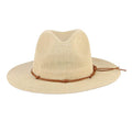Chapeau Panama clair galon liane vu de face