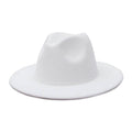 Chapeau Fedora blanc pour personnalisation sur fond blanc