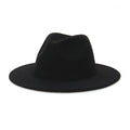 Chapeau Fedora noir pour personnalisation sur fond blanc