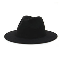Chapeau Fedora noir pour personnalisation sur fond blanc